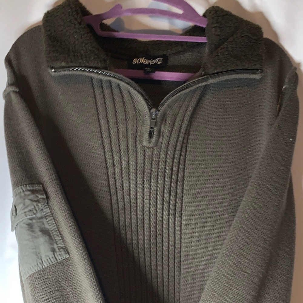 SOLARIS QUARTER ZIP PULLOVER LONG SLEEVE SWEATER